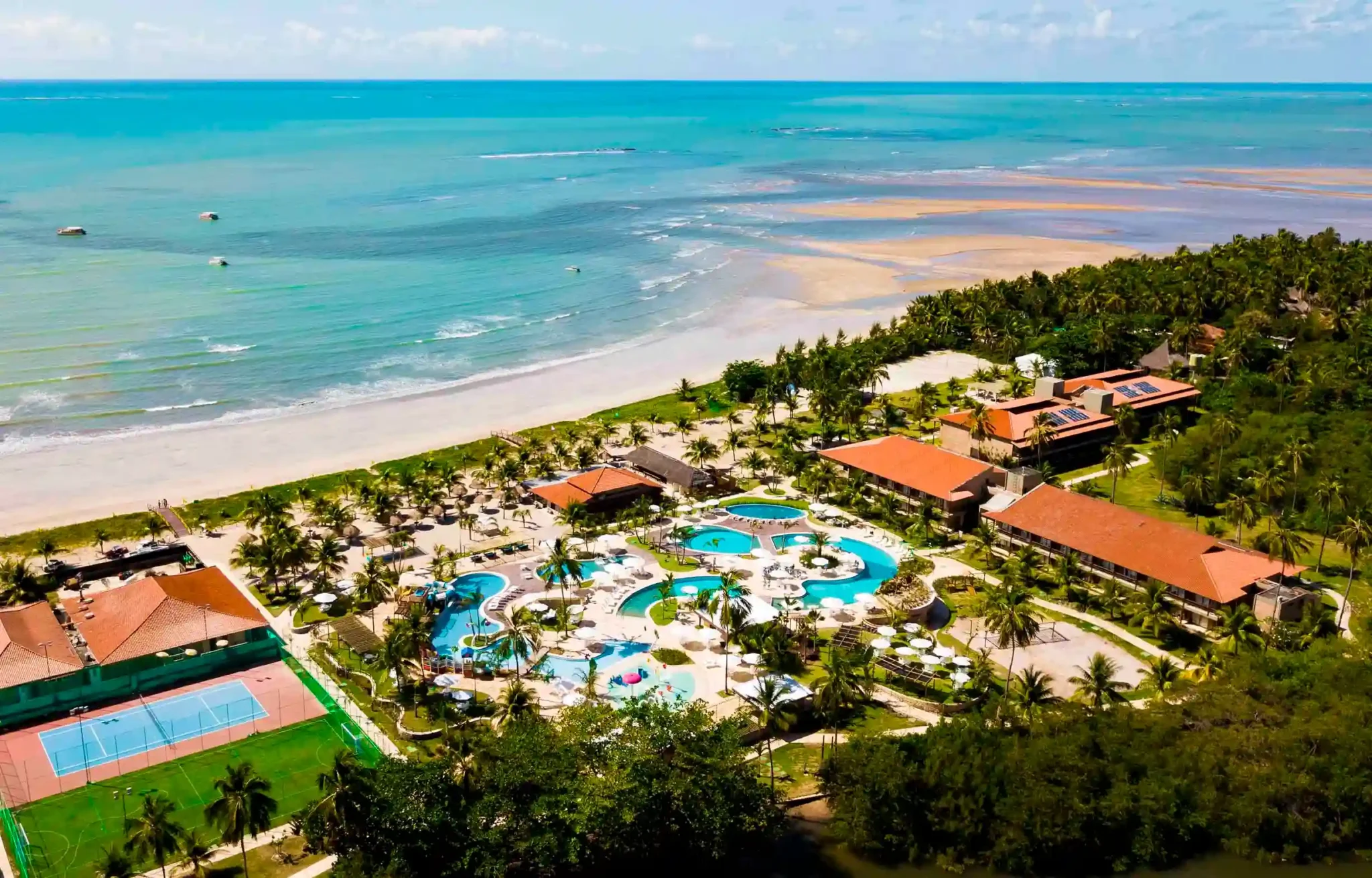 Vista Aérea do Salinas Maragogi All Inclusive Resort. Foto: Acervo Grupo Amarante.